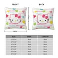 thumbnail image 2 of Hello Kitty Pillow Cover, Square Throw Pillow Cases For Couch Sofa Bed Living Room,Home Decorative, 26"X26", 2 of 9