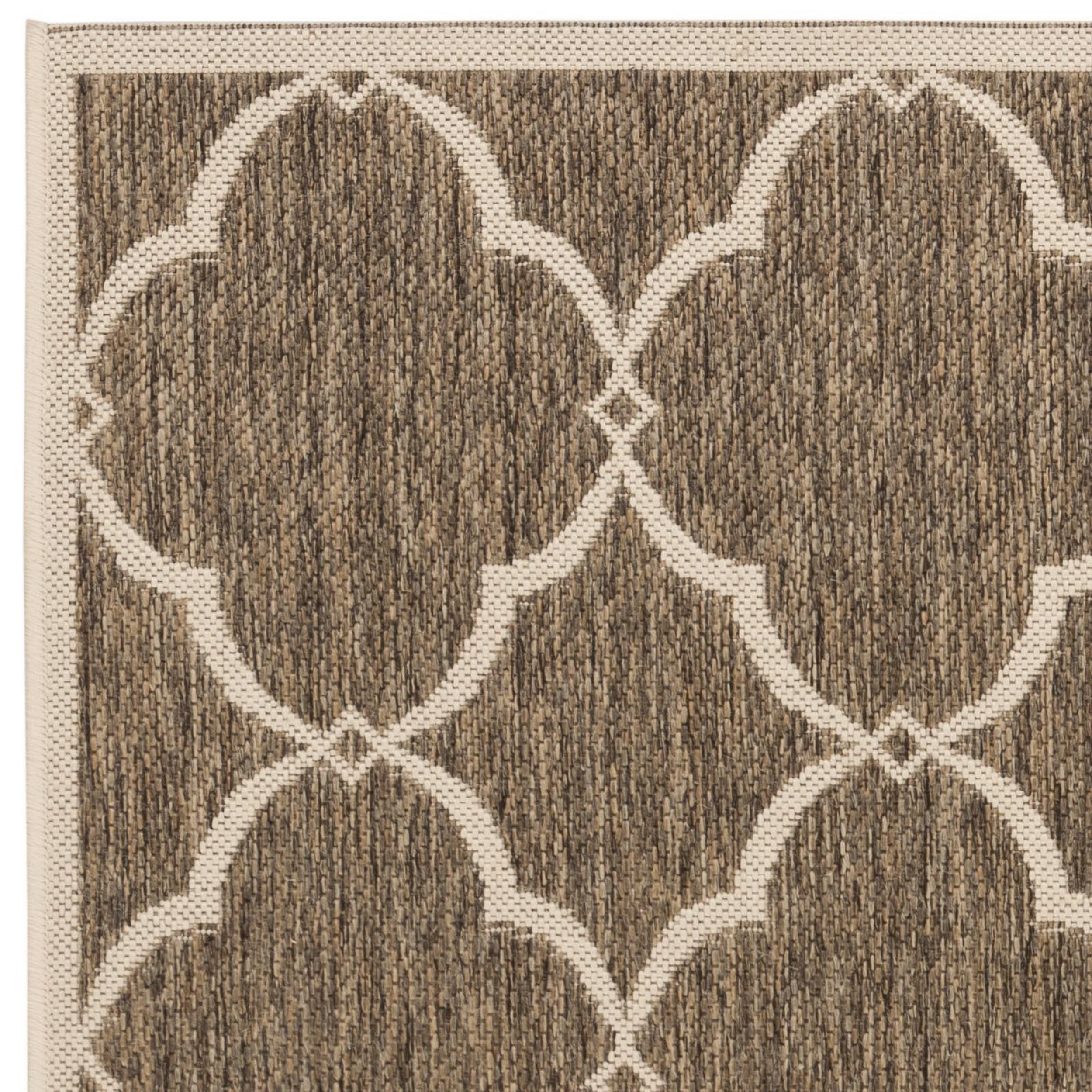 SAFAVIEH Beach House Nick Indoor/Outdoor Area Rug Beige/Cream, 3' x 5'