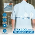 thumbnail image 2 of Tiger Hill Men's Tall Fishing Shirt Short Sleeves, 2 of 4