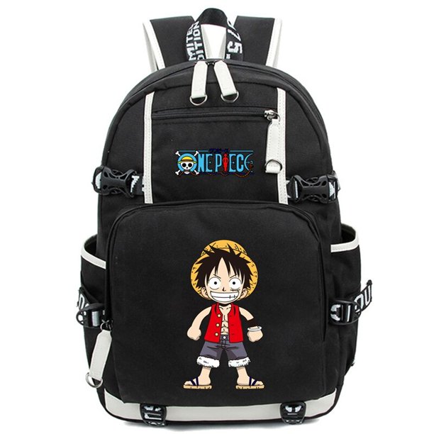 Mochila de Anime de una pieza para adolescentes, niños y niñas, mochila escolar de regreso a la escuela, mochila escolar Luffy para hombres y mujeres, bolsas de viaje Usb de ocio