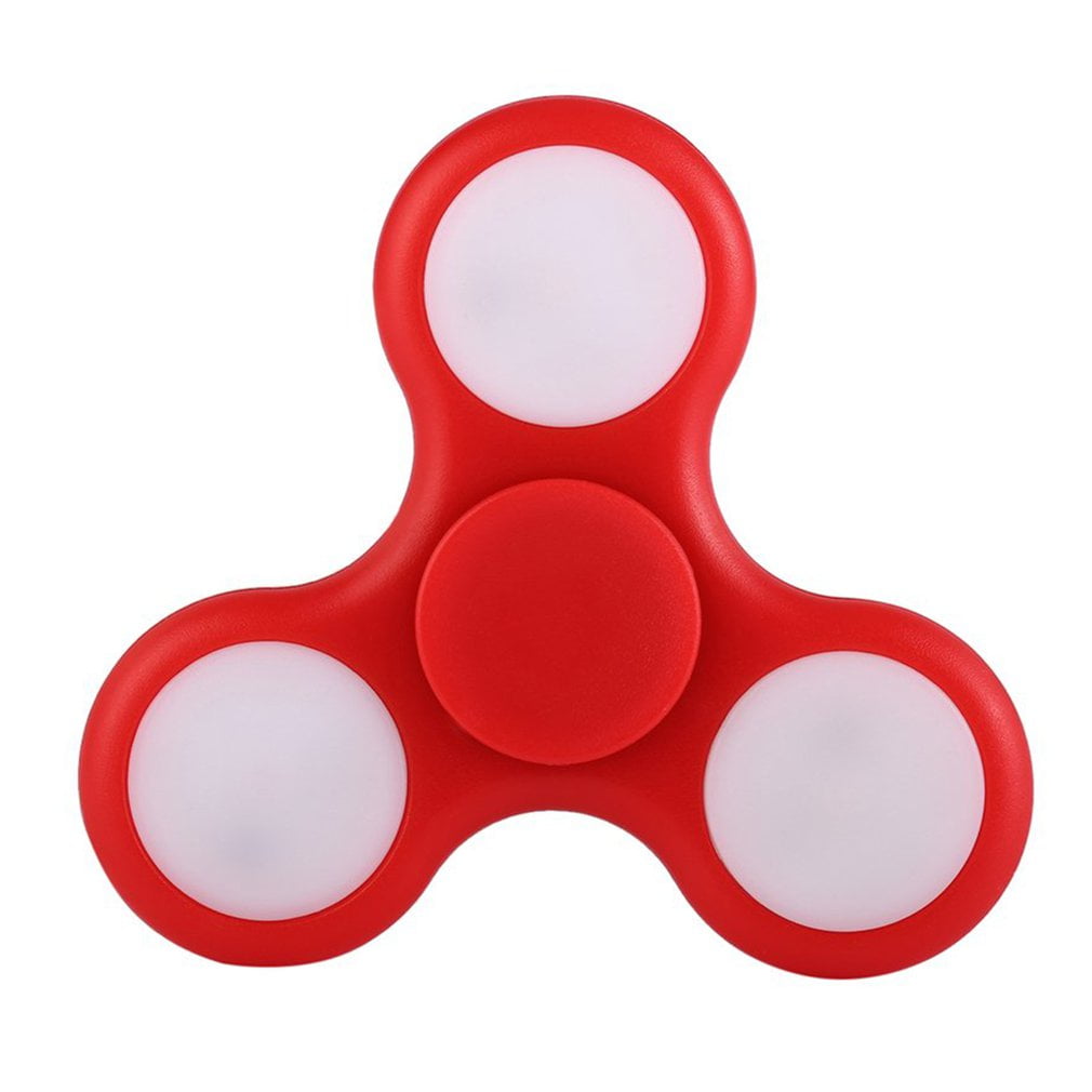 Fingertip Toy Hand Tri Spinner Fridget Spinners for Anit Sress Anxiety ORANGE 
