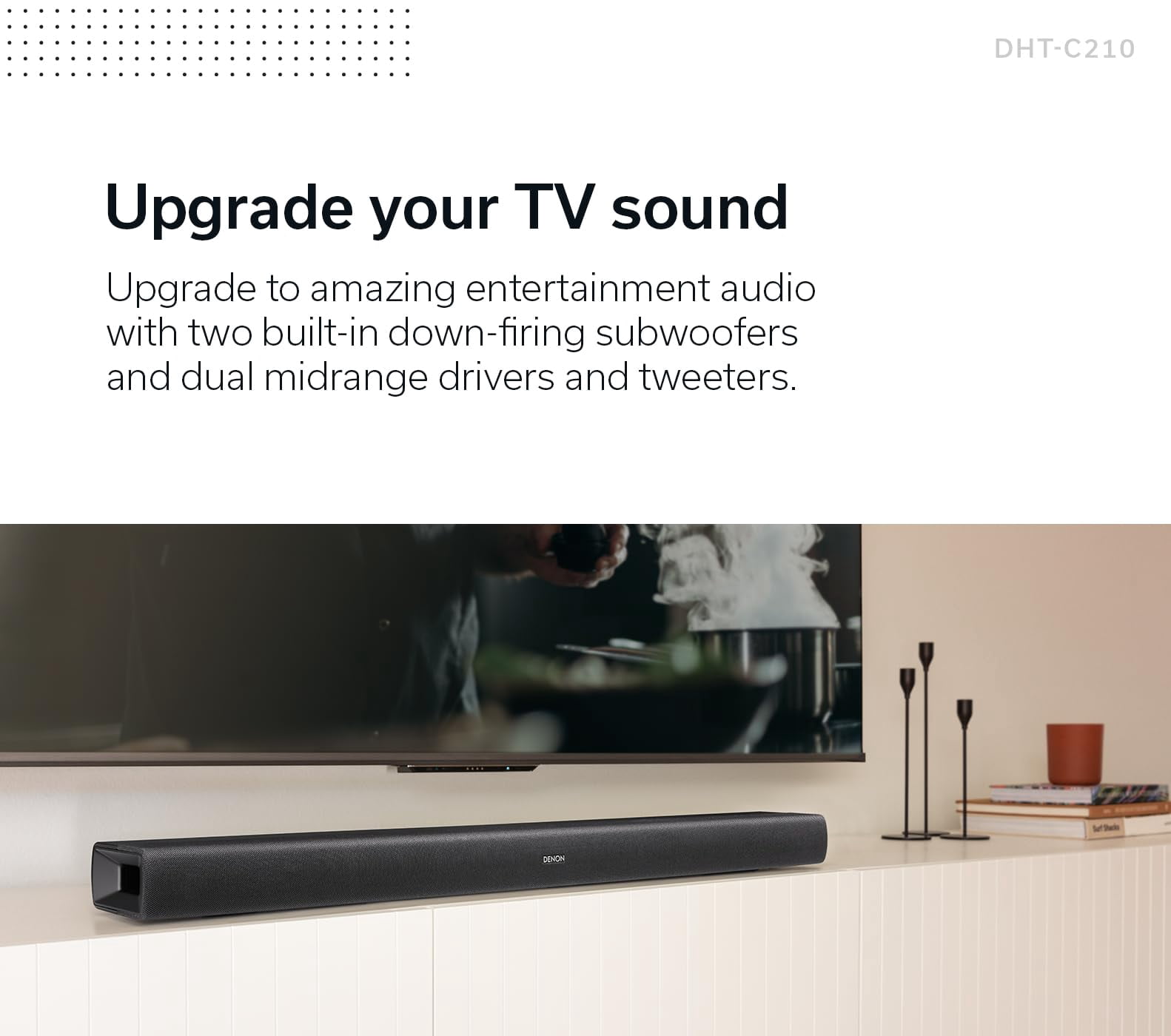 Denon DHT-C210 Dolby Atmos Sound Bar, 35