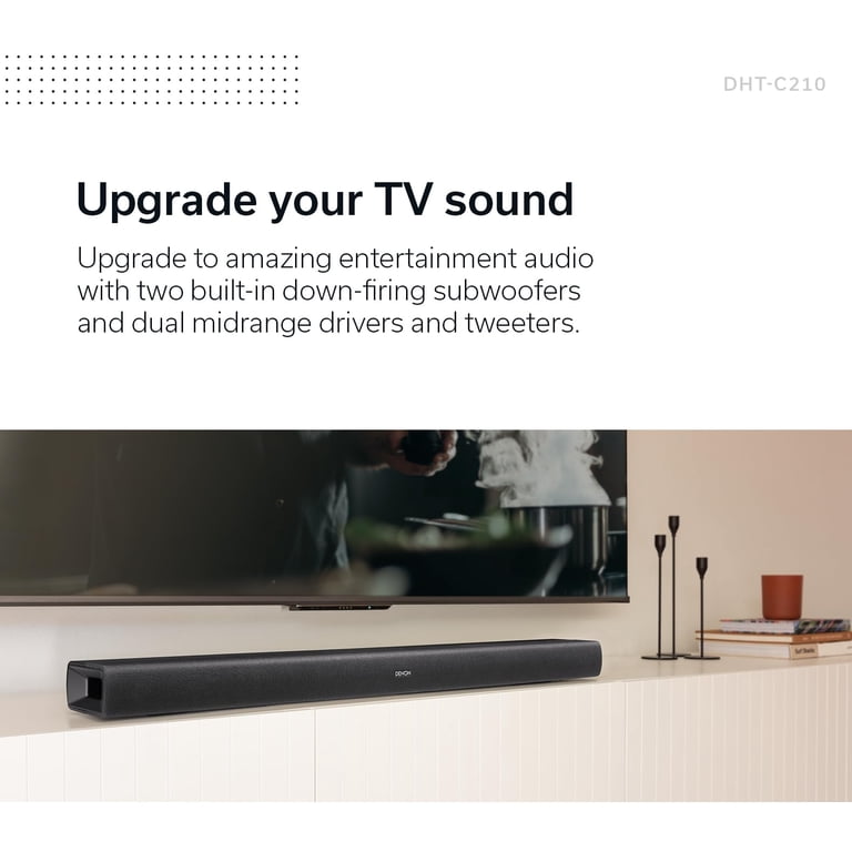 Denon DHT-C210 Dolby Atmos Sound Bar, 35
