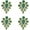 Green, variant on 4PCS Hotfix Rhinestone Applique Emerald Teardrop Shape Rhinestone Appliques Wedding Bridal Crystal Patches Fancy Beaded Flower Patch Women Fashion for Gifts Clothing Costume Decoration