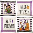 thumbnail image 1 of LINMOUA 18x18 Fall Pillow Covers, Halloween Decorative Throw Pillowcases, Maple Car Linen Throw Cushion Covers For Sofa Couch Home Decor, 4pcs, 1 of 4