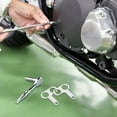 thumbnail image 4 of PENIKOKO 2Pcs Silver Stainless Steel Handlebar Mount Clamps Bracket for Various Challenging Terrains 16Mm Hole Diameter, 4 of 8