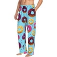 thumbnail image 2 of Disketp Donuts Men'S Pajama Pants - Ultra Soft Fleece Sleep And Lounge Pants (Size: S-Xxl), 2 of 9
