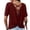 Wine, variant on Women's Summer Backless Tops Short Sleeves Crew Neck T Shirts Fashion Open Back Twist Criss Cross Tees