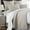 Taupe, variant on Levtex Home - Pom Pom Quilt - Queen Quilt - White - Quilt (88x92in.) - Reversible - Cotton Fabric