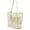 Beige, variant on BeachNylon Mesh Tote Bag, Casual Tote Bag Women Foldable MAX 23L Shoulder Bag For Beach Picnic Vacation