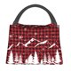 thumbnail image 1 of Fotbe Christmas Tree Buffalo Plaid Bolsa Térmica Portátil con Estampado, Bolsa de Entrega de Alimentos Aislada, Bolsa Reutilizable de Gran Capacidad para Comidas y Supermercado, 1 of 6