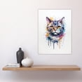 thumbnail image 4 of British Shorthair Cat Lovers Gift Watercolour Pet Portrait Painting Artwork Large Wall Art Poster Print Thick Paper 18X24 Inch, 4 of 5
