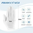 thumbnail image 2 of 24Pcs White Soft Cotton Gloves Handling Gloves Dry Hands, Photograph,Art Handling,Jewelry Silver Coin Inspections, Cosmetic(One Size fits Most), 2 of 6