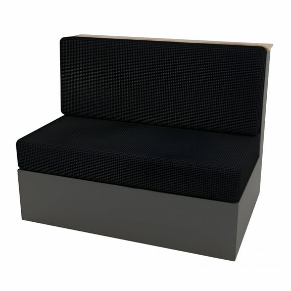 AUQ RV Dinette Cushions Covers RV Dinette Seat Covers RV Booth Seat Cover Loveseat Sofa Slipcover for RV Camper Car Bench 1 Backrest Cover and 1 Bench Cover (Black)