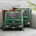 thumbnail image 3 of Garbage Truck Toys for Boys，Garbage Truck Toys Metal Diecast, Friction Powered Toy Garbage Truck with Light and Sounds,Garbage Truck with Front Loader Dumpster，Garbage Trucks for Boys, 3 of 5