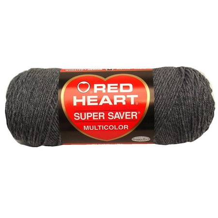 UPC: 0073650897917 | Red Heart Super Saver Yarn Gray Heather 7oz(198g) Medium Acrylic
