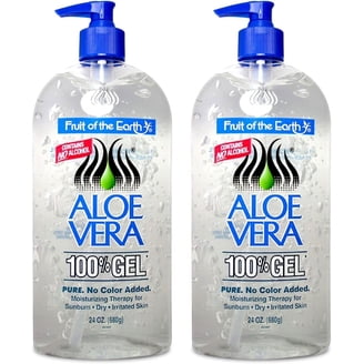 Fruit Of The Earth Natural 100% Aloe Vera Gel Pump, 24 Oz, 3 Pack -  Walmart.com
