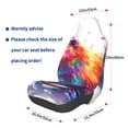 thumbnail image 2 of Picia Watercolor Butterfly Guinea Pig Print Waterproof Sweating Car Seat Cover for Post Gym Workout, Running, Beach and Hiking, Universal Fit Anti-Slip Bucket Seat Protector, 2 of 5