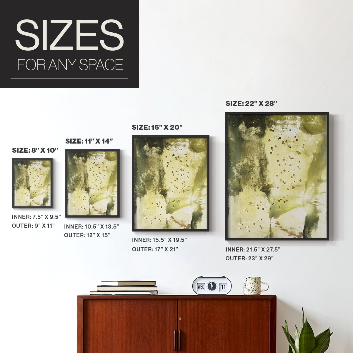 Canyon Diptych II Framed Print in Black Solid Wood Framed Print No Nail Hanging