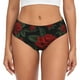 thumbnail image 1 of Fotbe Roses Calzones Estampados para Mujer – Ropa Interior de Algodón, Cómoda, Suave y Elástica-Small, 1 of 6