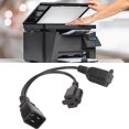 thumbnail image 2 of Iec320-c14 macho a Nema 5-15r+ 5-20r hembra Cable convertidor de fuente de alimentación, 2 of 5