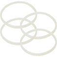 thumbnail image 1 of Replacement White Gasket Rubber Seal, Compatible with Magic Bullet MB-1001, MB-1001B, MBR-1101, MBR-1701, MBR-1702, MBR-0301 250W Blenders, Replacement Part Gaskets Cross or Flat Blade (4), 1 of 4