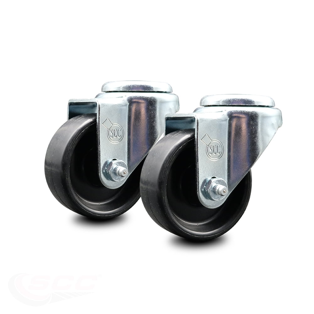 Cosco 12-304 ABL Hand Truck Platform Cart Swivel Caster Set - High Quality Replacement Caster Set - Includes 2 Swivel Casters - Set of 2 - Service Caster Brand