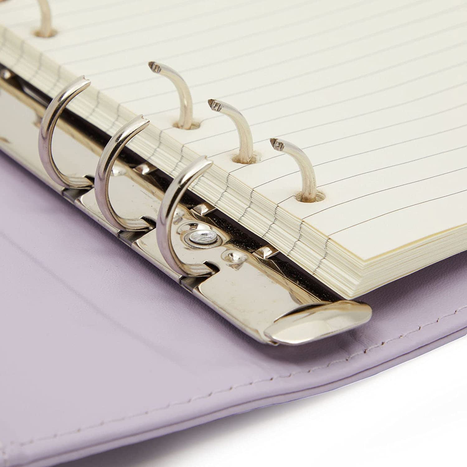 Lavender, 5.2 x 7.4 In 6 Ring A6 Budget Planner Binder with 30 Lined Sheets 194425192843 