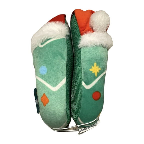 Squishmallows Kids Carol Tree Slippers, Green, Size 13/1