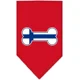 thumbnail image 1 of Bone Flag Finlandia Serigrafía Bandana Rojo Grande, 1 of 1
