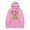 Pink, variant on Tanghaowl Boys Sweatshirts Print Girls Hooded Sweatshirt Festive Kids Pullover Cozy Top Soft Casual Winter Wear Outfit Childrens Holiday Black 8-10 Years