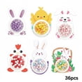thumbnail image 1 of DIY Easter Bunny Shaker Card Kit – Round Dome Craft Activity for Kids, Fill with Candy or Confetti, Spring Party Favors & Gift Tags, 3 Inch, 1 of 8