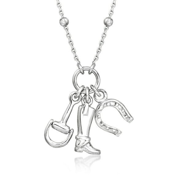Ross-Simons Italian Sterling Silver Southwestern Charm Necklace, Women's, Adult