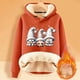 thumbnail image 2 of WILLBEST Sudadera con Capucha para Mujer, Estampado Navideño y de Cordero, Ideal para Otoño/Invierno XXXXX-Grande, 2 of 4