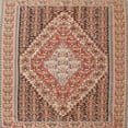 thumbnail image 1 of Ahgly Company Indoor Square Traditional Fire Brick Red Medallion Area Rugs, 8' Square, 1 of 6