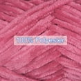 thumbnail image 5 of Uxcell 1 Skein Velvet Yarn Chenille Yarn 100g/3.5oz 87 Yards 6# Super Bulky Polyester Soft Blanket Yarn Hot Pink, 5 of 6