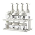thumbnail image 1 of jifeng Spice Rack Organizer Set Versatile Display Rack 2 Tiers Spice Storage Holder for, 1 of 9