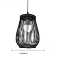 thumbnail image 3 of Suspension Lanterne Vintage en Bambou et Rotin, Luminaire Rétro pour Plafond, 3 of 8