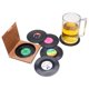 thumbnail image 1 of Posavasos estilo LP de vinilo retro, tapete para taza, tapete aislante antideslizante para bebidas de café, 1 of 4