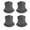 Gray, variant on 4 Pack Neck Gaiter Face Covering Gator Mask Bandana Cooling Mask for Outdoor Protection