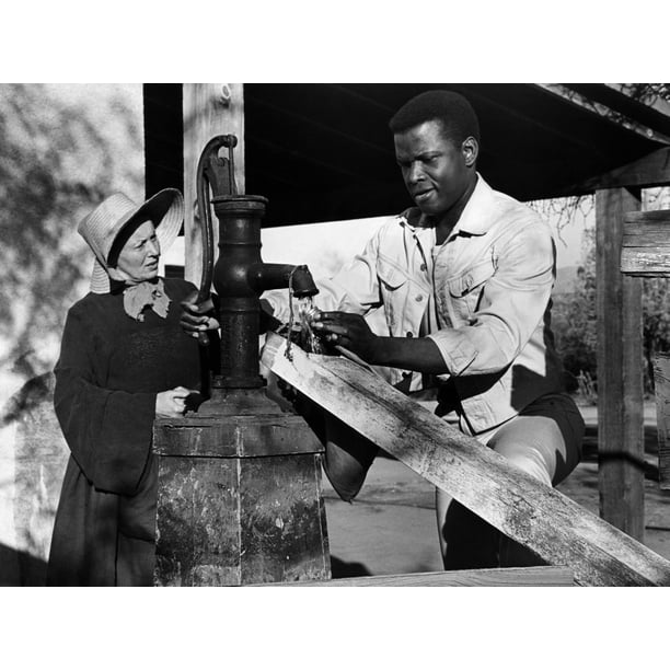 Lilies Of The Field Lilia Skala Sidney Poitier 1963 Photo Print (28 x