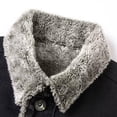 thumbnail image 6 of LIUJUNSHOP Distressed Men's Denim Jacket Mens Denim Jacket Winter Fashion Trend Lapel Collar Casual Daily Wear Utility Outerwear Coat, 6 of 6
