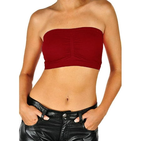

Seamless Bandeau Bra Tube Top