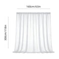 thumbnail image 6 of Outdoor Curtains Waterproof Fade Proof Rod Pocket Drapes for Garden Sunroom Patio Gazebo Pergola Porch, Light Filtering Polyester Curtain Panel 108 X 63 Inch, All Season Outdoor Use, 6 of 6
