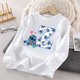 thumbnail image 3 of Camiseta de manga larga para niños de Disney Stitch, camiseta de algodón con estampado de 26 letras para niñas, linda camiseta informal de invierno estilo kawaii, regalo cálido, 3 of 5