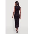 thumbnail image 3 of Women's Floral Velvet Burnout Mesh Overlay Maxi Dress, 3 of 3