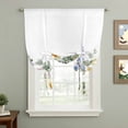 thumbnail image 2 of Spring Daisy Balloon Curtains 63 Inch Length for Living Room/Bedroom, Country Botanicala Flowers Eucalyptus Trees Rod Pocket Privacy Door Curtains Decorative Tie Up Shade for Window 52"x63", 2 of 8