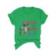 thumbnail image 2 of Fiudx Ofertas Flash Artículos En Oferta Tops con Estampado de Moda para Mujer, Blusa de Manga Corta, Camisetas Divertidas con Cuello Redondo, 2 of 4