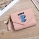 thumbnail image 1 of Stitch Cartera Estudiante Para Las Mujeres Monedero Corto Borla Tarjeta Bolso Lindo, 1 of 4