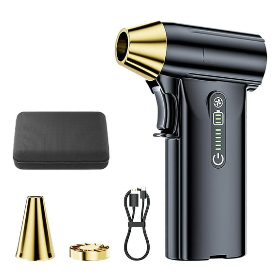 Ohmyroo Portable Handheld Turbo Dust Blower Fan for Home Car Office Dust Cleaning and Air Blowing Needs